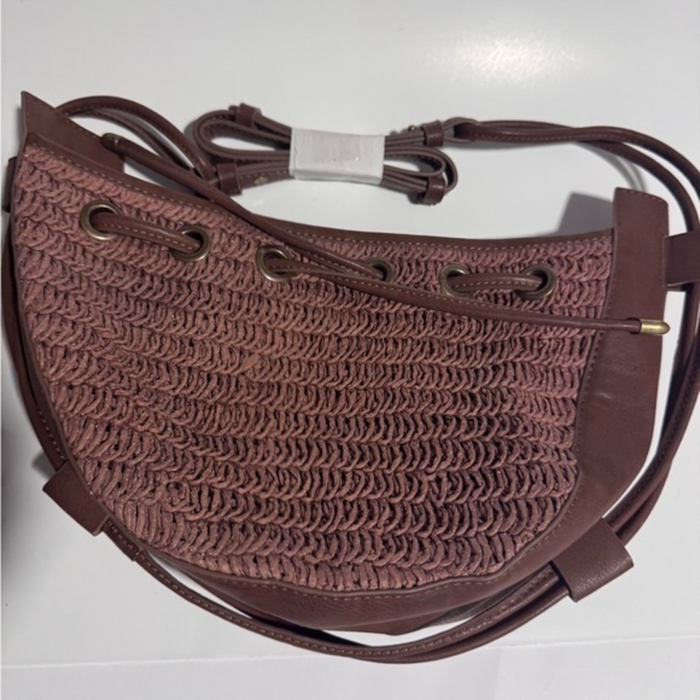 NWOT,‎ Free People Cabana Crossbody Bag, Size OS, Brown